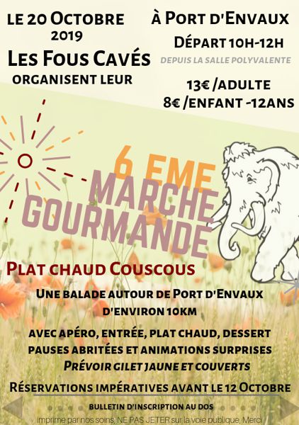 6ème Marche Gourmande des Fous Cavés