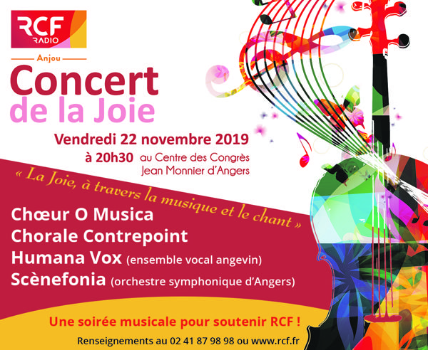 RCF Anjou organise son concert de la joie !