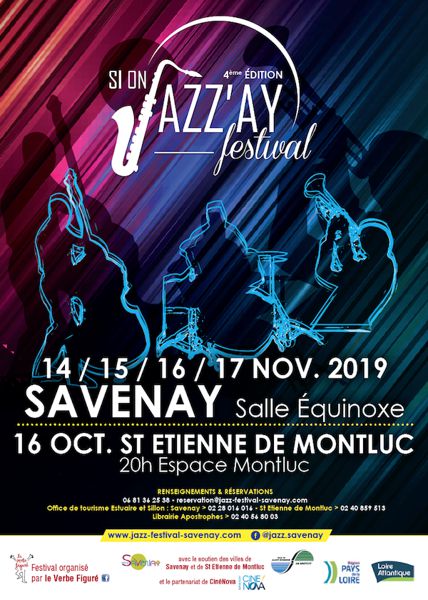 Si On Jazz'ay Festival 2019 - 4éme édition du festival jazz de Savenay
