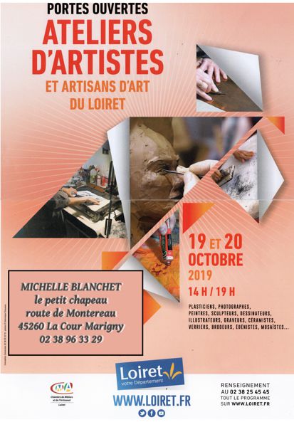 Portes ouvertes Ateliers d'artistes et artisans d'art du Loiret