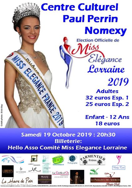 Election Miss Élégance Lorraine 2019