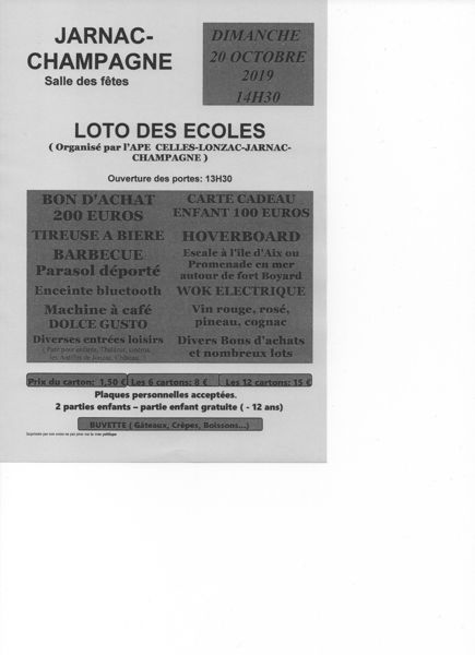 Loto des écoles