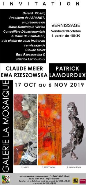 Exposition, Galerie d’arts la Mosaîque