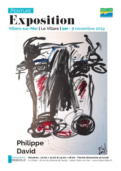 Exposition de peintures par Philippe David