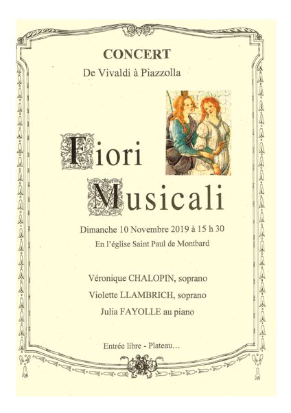Concert de Vivaldi à Piazzolla