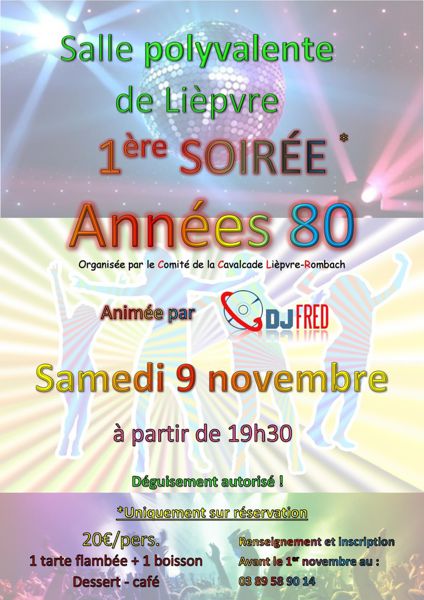 1ère Soirée Année 80