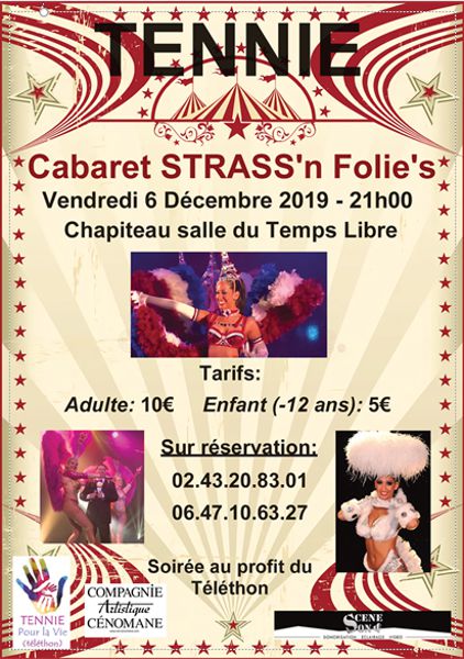 Spectacle Cabaret Strass'n Folie's