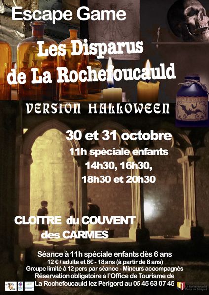 Les Disparus de La Rochefoucauld, version Halloween