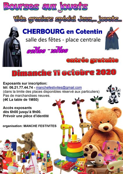 Bourses aux jouets vide greniers spécial jouets et  jeux