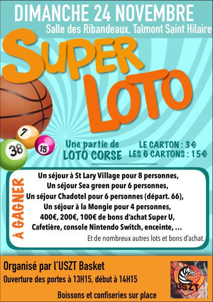 LOTO DU BASKET - Talmont Saint Hilaire