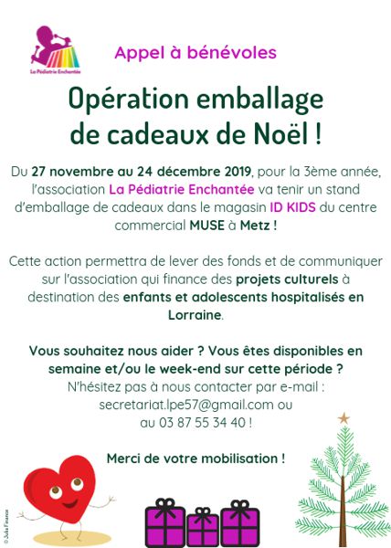 Opération emballage cadeaux de Noël