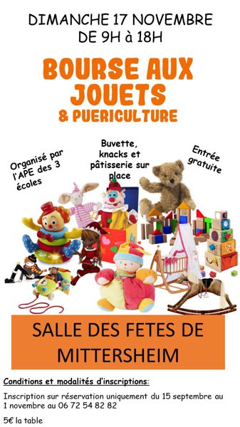 Bourse aux jouets et puériculture