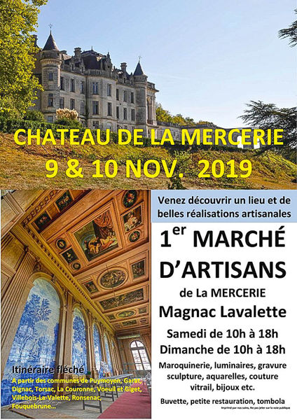 1er Marché d'artisans Château de la Mercerie