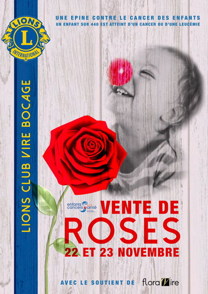 Ventes de roses pour l’Association “Enfance Cancers et Santé”