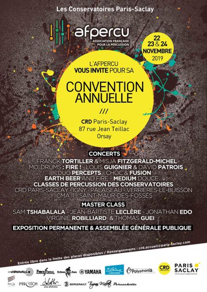 Convention de l'Association Française pour la Percussion 2019