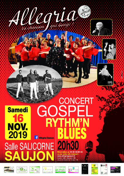 ALLEGRIA - Concert Gospel, Rythm'n Blues et soul music