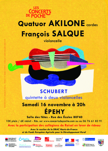 Concert de Poche : François SALQUE et le Quatuor AKILONE