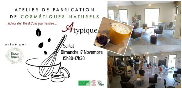 ATELIER FABRICATION COSMÉTIQUES NATURELS ET BIO