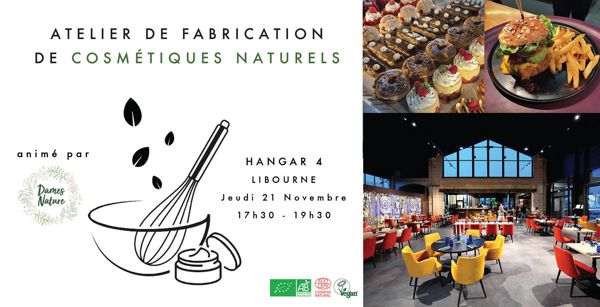 ATELIER FABRICATION COSMÉTIQUES NATURELS ET BIO