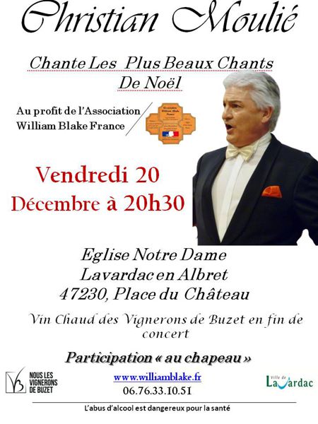 Christian Moulié et Les Chants de Noël en concert