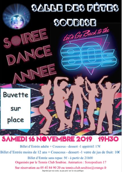 Soirée Dance Année 80
