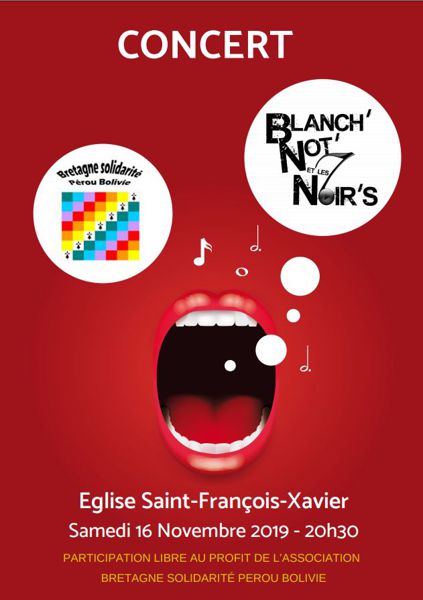 Concert Blanch'Not et  les 7  Noirs