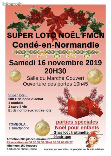 Super loto de Noël du FMCN