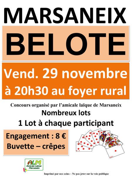 Concours de Belote