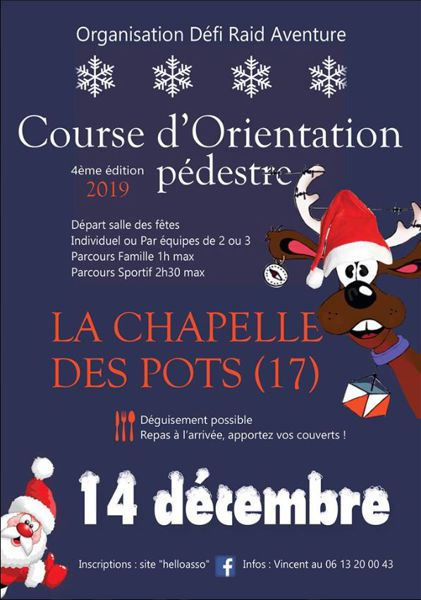 Cours d'orientation de Noël