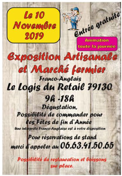Exposition artisanale / Marché fermier franco – anglais