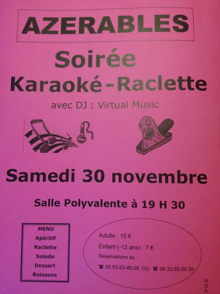 Soirée Karaoké Raclette