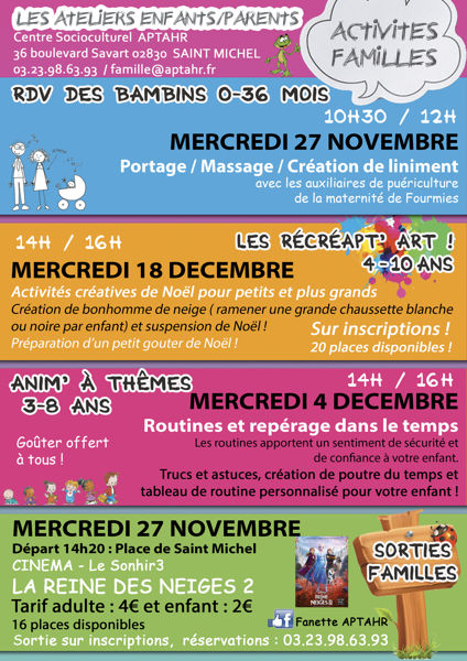 Activités en Familles