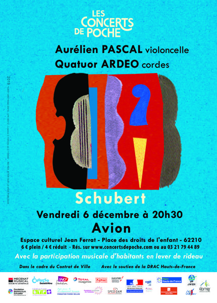 Concert de poche // Aurélien Pascal, Quatuor Ardeo