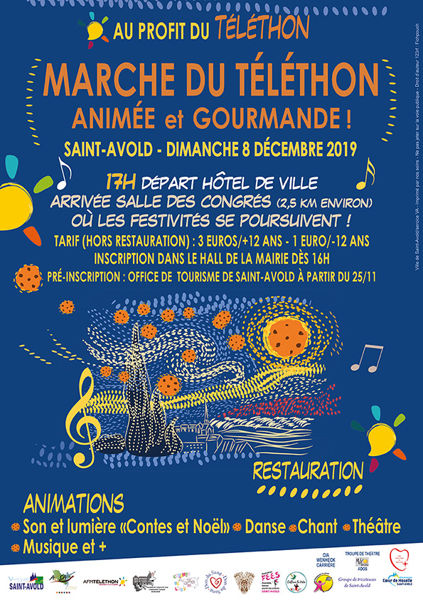 Marche Téléthon animée et gourmande