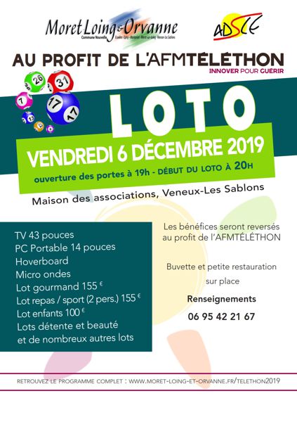 Loto au profit du téléthon