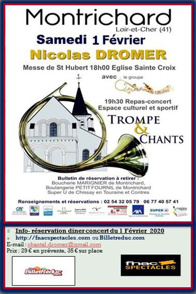 Diner Concert Saint Hubert 2020