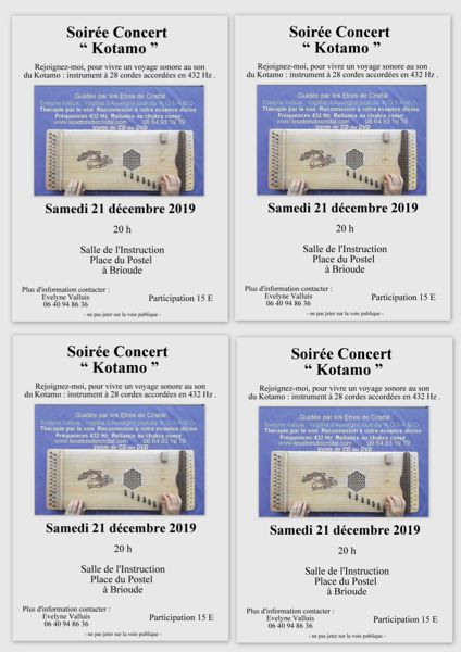 Soirée Concert Kotamo - Voyage sonore en 432 Hz