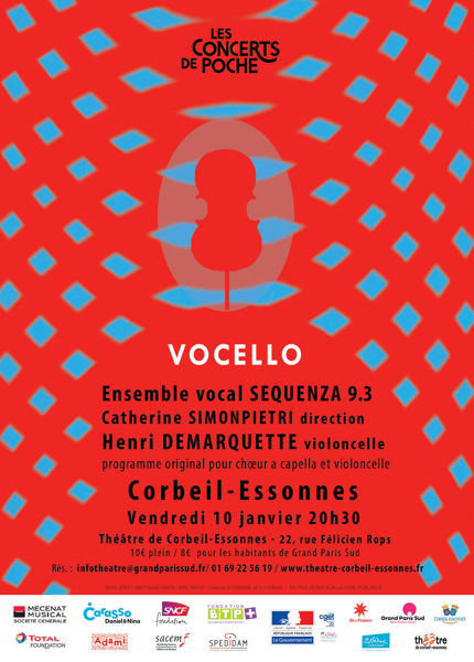 Concert de Poche // Ensemble vocal SEQUENZA 9.3, Catherine SIMONPIETRI, Henri DEMARQUETTE