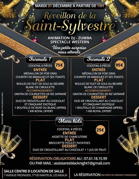 Diner Spectacle de la saint sylvestre