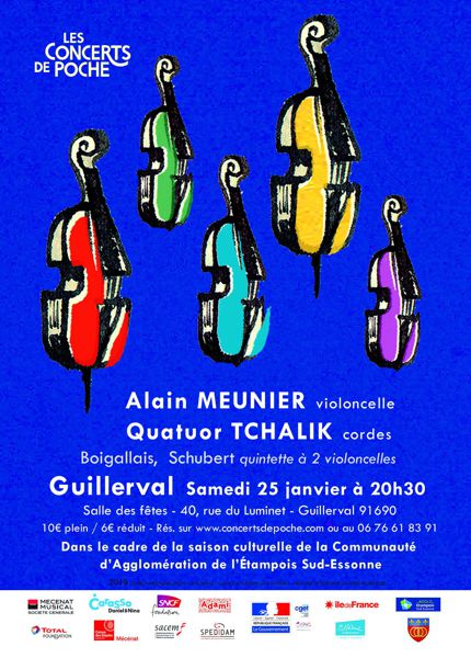 Concerts de Poche // Alain Meunier, Quatuor Tchalik