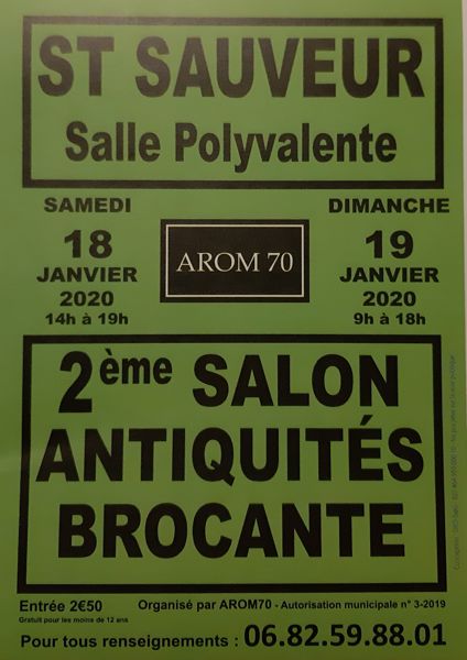 2ème Salon Antiquités-Brocante par AROM70
