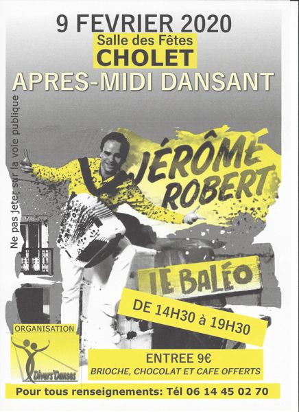 Après-midi dansant avec Jérôme Robert à Cholet