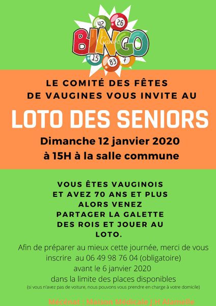 LOTO DES SENIORS