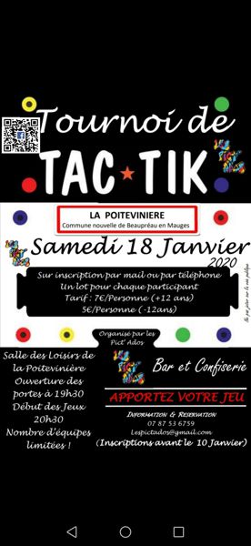 Tournoi de tac tik