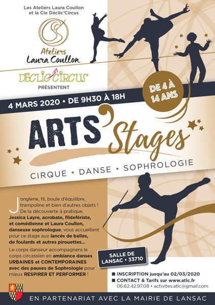 ARTS'Stages~PluriArtistiKss~CIRQUE~DANSE~SOPHROLOGIE