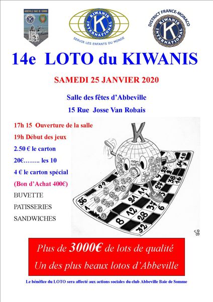 14e LOTO du KIWANIS