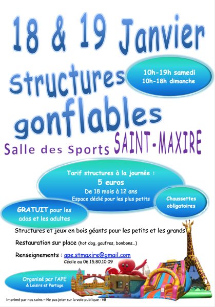 Week-end Structures Gonflables