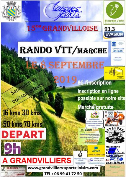 Randonnée marche et VTT