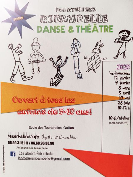 Atelier Ribambelle Danse et Théâtre