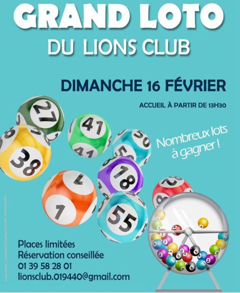 Grand loto du Lions Club